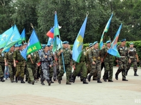 В Иркутске отмечают день ВДВ