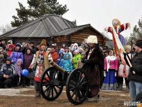 Как в Иркутске масленицу праздновали
